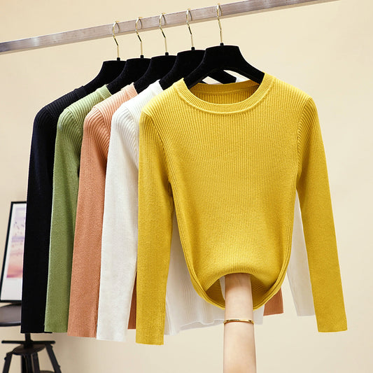 Title: Korean Fashion Round Neck Women's Sweater - 
 Autumn/Winter Collection